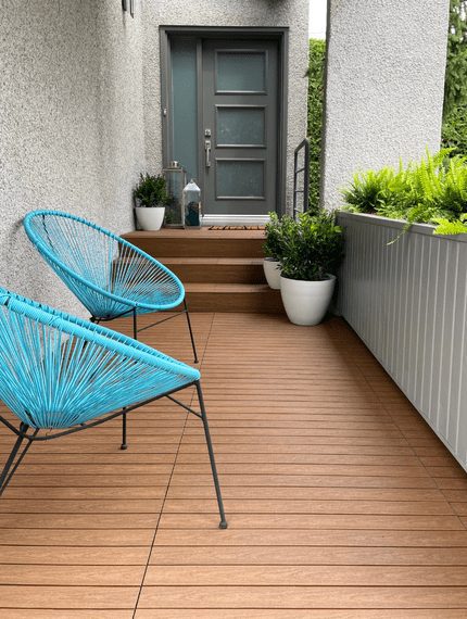 Interlocking Deck Tiles - Composite Wood | NewTechWood Canada