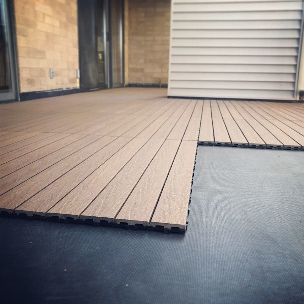 Deck Tile Installation